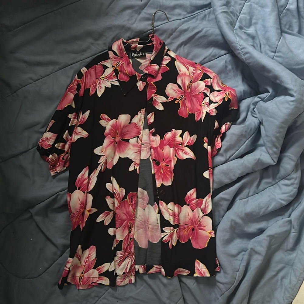 Pink women’s button down Rafaella